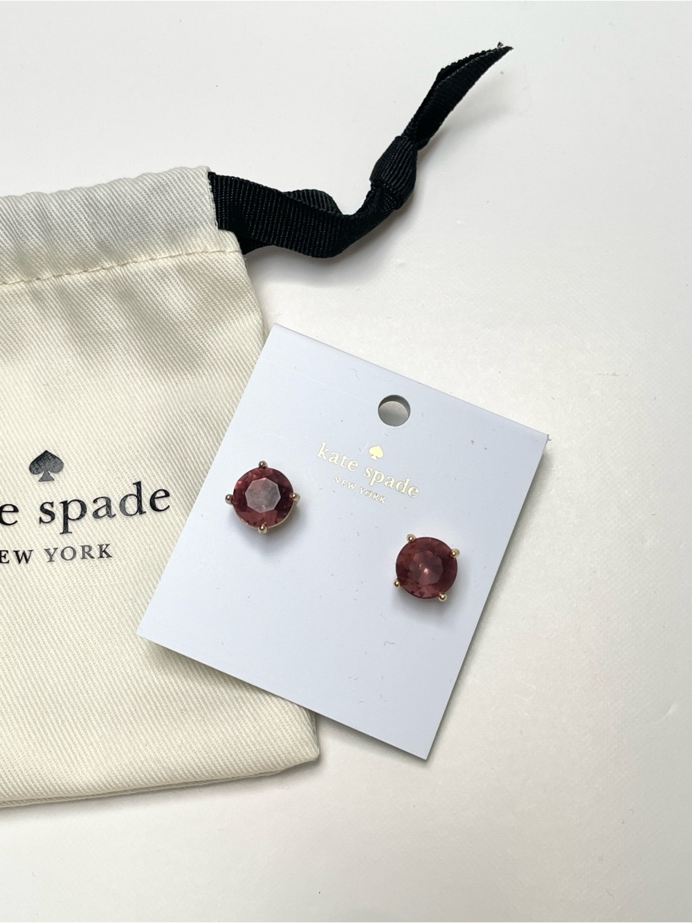 Kate Spade Pink Gemstone Stud Earrings